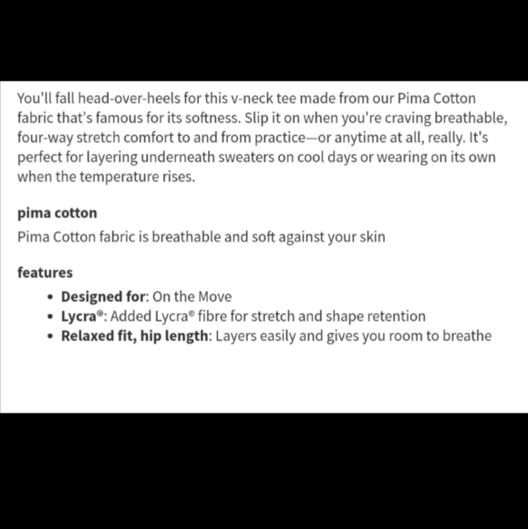 Lululemon Love Tee V - Picture 7 of 7